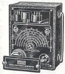 540 Signal Generator; Ranger Examiner, USA (ID = 207894) Ausrüstung