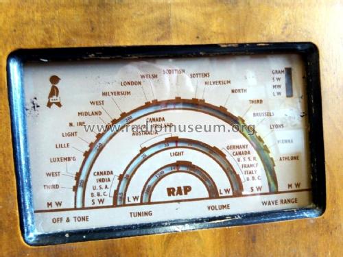 All Wave Console ; RAP R.A.P. Ltd., (ID = 2917924) Radio