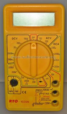 Digital Multimeter RTO-1035N; Ratho RTO; Hamburg (ID = 2563761) Equipment