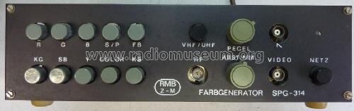 Farbbildmustergenerator SPG314; Rationalisierungsmit (ID = 1071084) Equipment