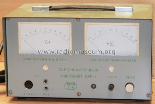 Gleichlauffehler-Prüfgerät GFP-1; Rationalisierungsmit (ID = 2658715) Equipment