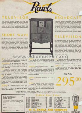 Television TV85; Rawls & Co., W.C.; (ID = 2077227) TV-Radio