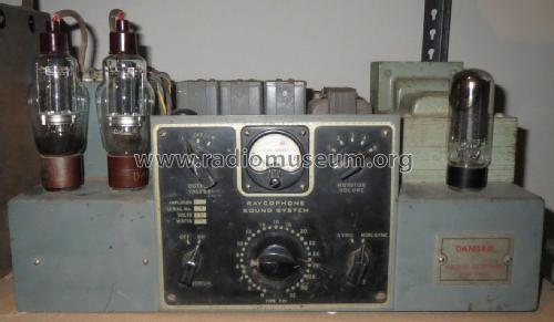 Cinema Amplifier A102; Raycophone Ltd., (ID = 2401409) Ampl/Mixer
