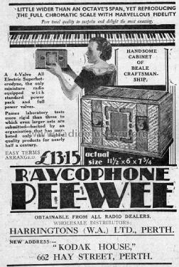 Pee-Wee ; Raycophone Ltd., (ID = 1692080) Radio