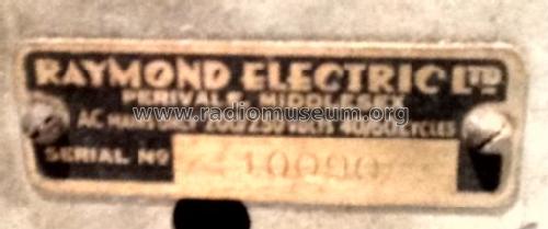Table Radio ; Raymond Electric, (ID = 1580254) Radio