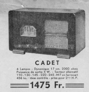 Cadet ; RBC, Radio (ID = 1427483) Radio