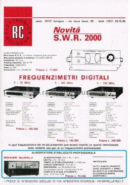 Stabilized Power Supply ; RC Elettronica; (ID = 2824715) Power-S