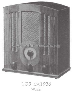 103 ; RCA RCA Victor Co. (ID = 1521802) Radio