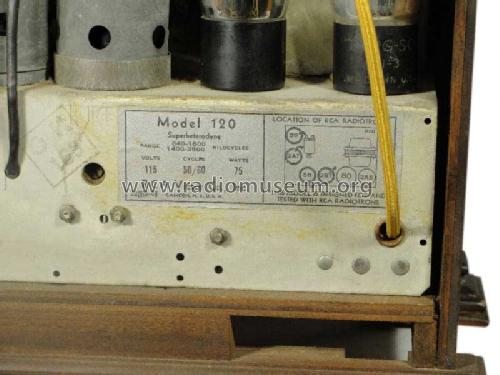 120 ; RCA RCA Victor Co. (ID = 807980) Radio