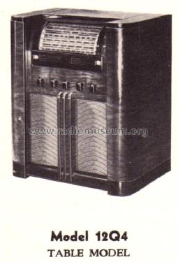 12Q4 Ch= RC-338; RCA RCA Victor Co. (ID = 256343) Radio