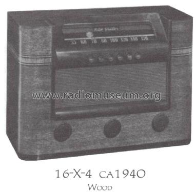 16X4 Ch= RC-462C; RCA RCA Victor Co. (ID = 1522142) Radio