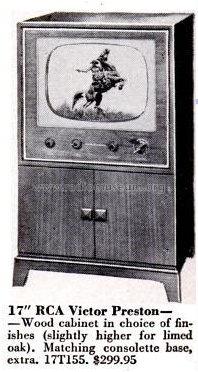 Preston 17T155 Ch= KCS66; RCA RCA Victor Co. (ID = 895479) Television