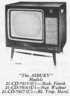 21-CD-7915 'The Asbury' Ch= CTC5R; RCA RCA Victor Co. (ID = 1553410) Télévision