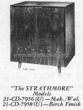 21-CD-7958U 'The Strathmore' Ch= CTC5W; RCA RCA Victor Co. (ID = 1554643) Television