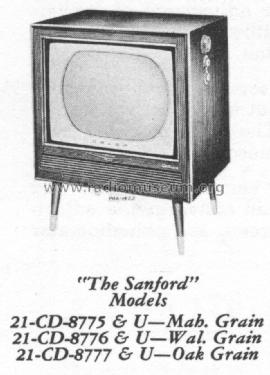 21-CD-8776U Ch= CTC7B; RCA RCA Victor Co. (ID = 1547878) Television