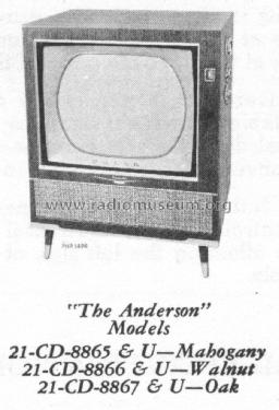 21-CD-8865U Ch= CTC7D; RCA RCA Victor Co. (ID = 1548098) Television