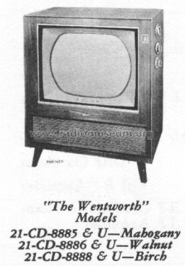 21-CD-8886U Ch= CTC7D; RCA RCA Victor Co. (ID = 1549168) Fernseh-E