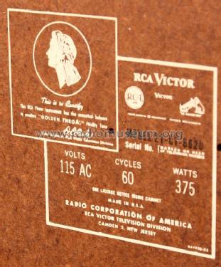 21-CT-662U Director 21' Ch = CTC4; RCA RCA Victor Co. (ID = 1235717) Télévision