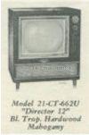 21-CT-662U Director 21' Ch = CTC4; RCA RCA Victor Co. (ID = 1272733) Television
