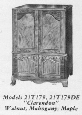21T179 'Clarendon' Ch= KCS68C; RCA RCA Victor Co. (ID = 1239562) Télévision