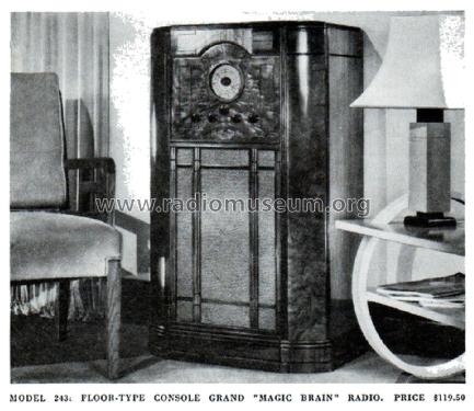 243 ; RCA RCA Victor Co. (ID = 2093097) Radio