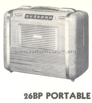 26BP Ch= RC-559; RCA RCA Victor Co. (ID = 148257) Radio