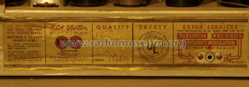 27K Ch= RC-567; RCA RCA Victor Co. (ID = 1447413) Radio