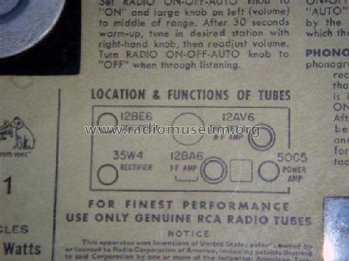 2-C-521 Ch= RC-1120; RCA RCA Victor Co. (ID = 807433) Radio