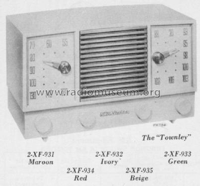 2-XF-934 'The Townley' Ch= RC-1121A; RCA RCA Victor Co. (ID = 1233903) Radio