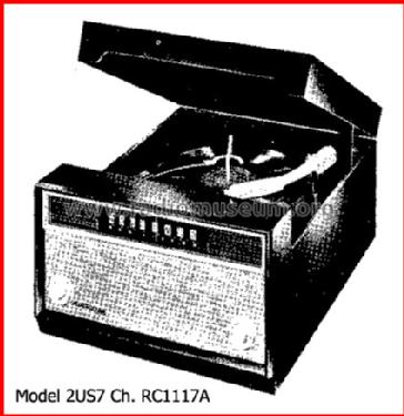 2US7 Ch= RC-1117A; RCA RCA Victor Co. (ID = 148947) Radio