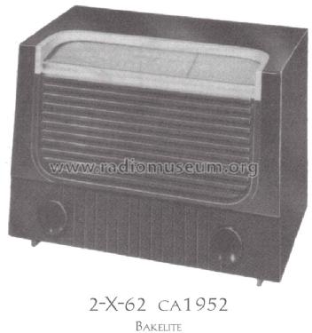 2X62 Ch= RC-1080D; RCA RCA Victor Co. (ID = 1522656) Radio
