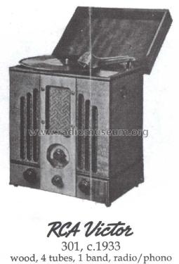301 Duo; RCA RCA Victor Co. (ID = 1465046) Radio