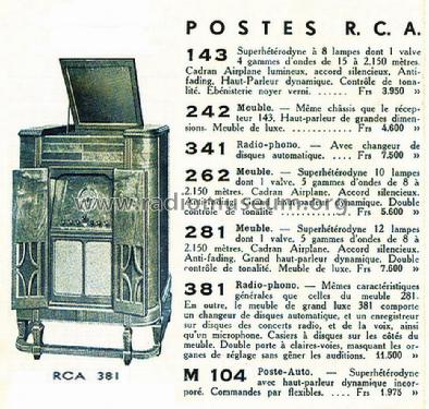 381 Duo ; RCA RCA Victor Co. (ID = 1144041) Radio