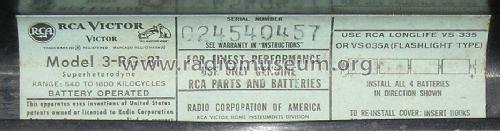 3-RG-81 'The Globe Trotter' Ch= RC-1212; RCA RCA Victor Co. (ID = 2102128) Radio