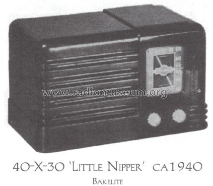 40X30 Little Nipper Ch= RC-405C; RCA RCA Victor Co. (ID = 1522146) Radio