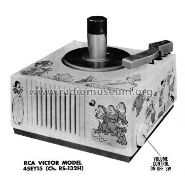 45-EY-15 Ch= RS-132H; RCA RCA Victor Co. (ID = 1964530) R-Player