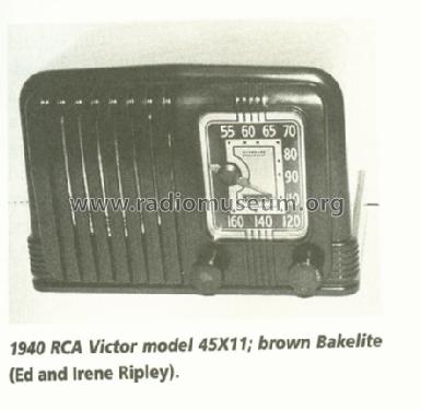 45X11 Ch= RC-459; RCA RCA Victor Co. (ID = 377165) Radio