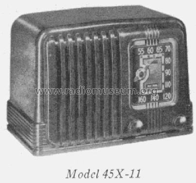 45X-11 Ch= RC-459D; RCA RCA Victor Co. (ID = 1089329) Radio