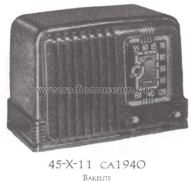 45X-11 Ch= RC-459D; RCA RCA Victor Co. (ID = 1522126) Radio