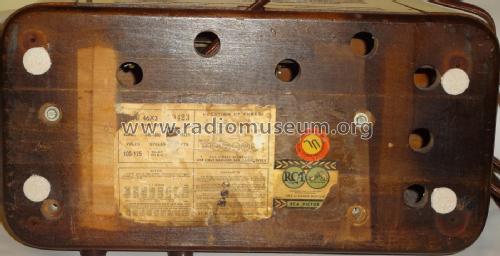 46X-3 Ch= RC-459H; RCA RCA Victor Co. (ID = 1909677) Radio