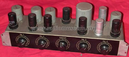 4 Channel Mixer MI-13145 A; RCA RCA Victor Co. (ID = 1740587) Ampl/Mixer