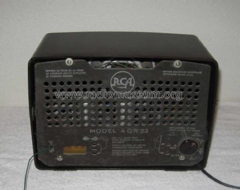 4 QR 53 ; RCA RCA Victor Co. (ID = 841397) Radio