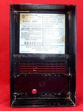4RG51 Ch= RC-1214A; RCA RCA Victor Co. (ID = 2270447) Radio