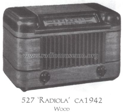 Radiola 527 Ch= RC-1001-E; RCA RCA Victor Co. (ID = 1521557) Radio