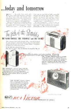 54B6 Ch= RC-589UE; RCA RCA Victor Co. (ID = 1195508) Radio