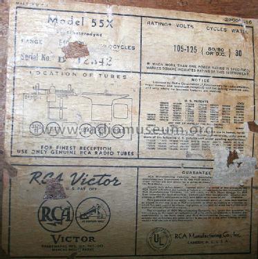 55X Ch= RC-1003C; RCA RCA Victor Co. (ID = 1241362) Radio