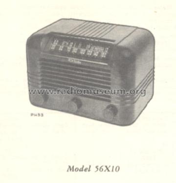 56X10 Ch= RC-1023B; RCA RCA Victor Co. (ID = 174982) Radio