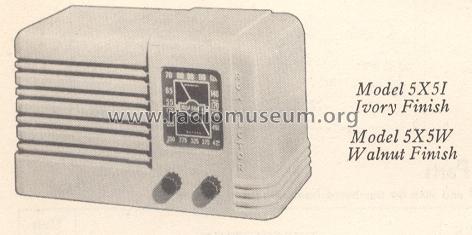 5X5W Ch= RC-406; RCA RCA Victor Co. (ID = 173293) Radio