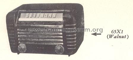 65X1 Ch= RC-1034; RCA RCA Victor Co. (ID = 175576) Radio