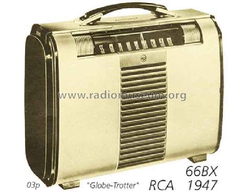 Globe-Trotter 66BX Ch= RC-1040; RCA RCA Victor Co. (ID = 2356) Radio
